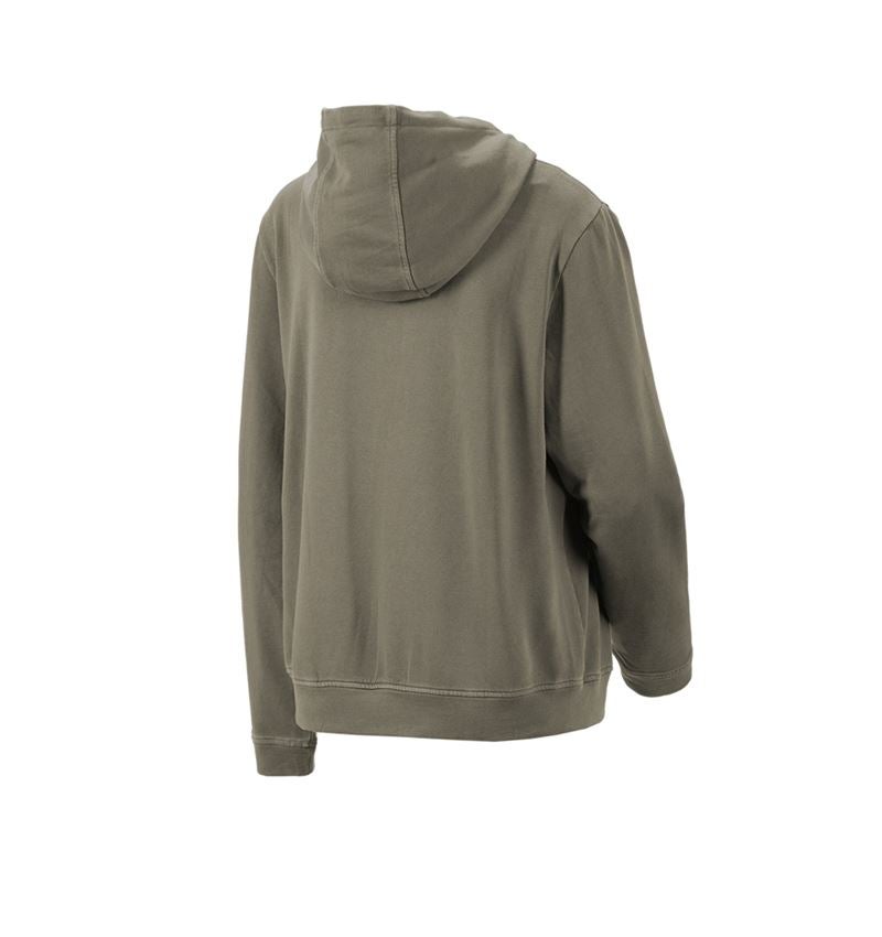 Clothing: Hoody sweatshirt e.s.botanica, ladies' + naturegreen 3