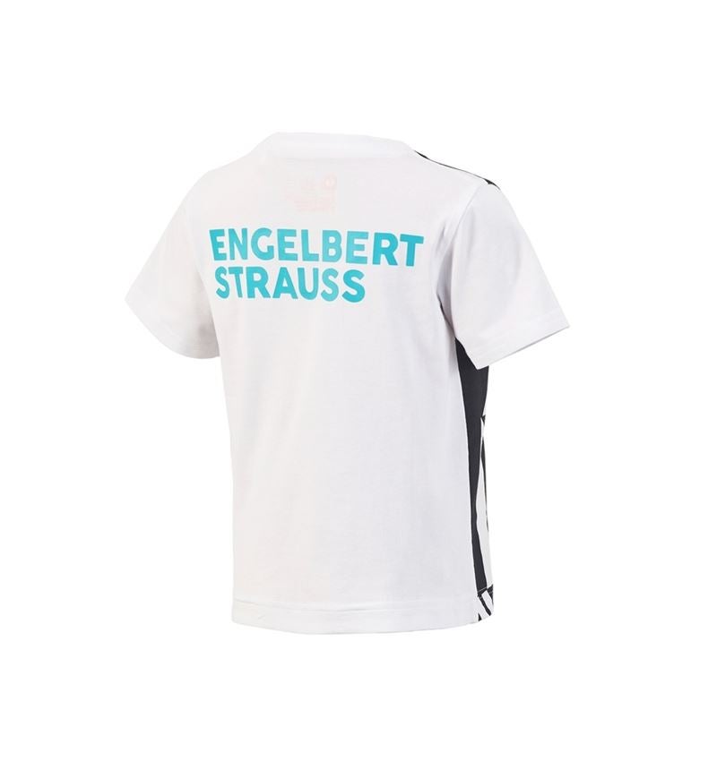 Shirts & Co.: T-Shirt e.s.trail graphic, Kinder + schwarz/weiß 3