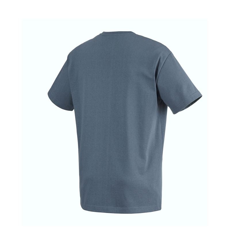 Shirts & Co.: T-Shirt heavy e.s.iconic + oxidblau 10