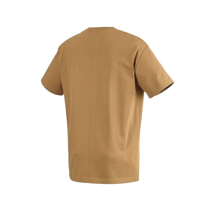 Hauts: T-shirt heavy e.s.iconic + brun amande 6