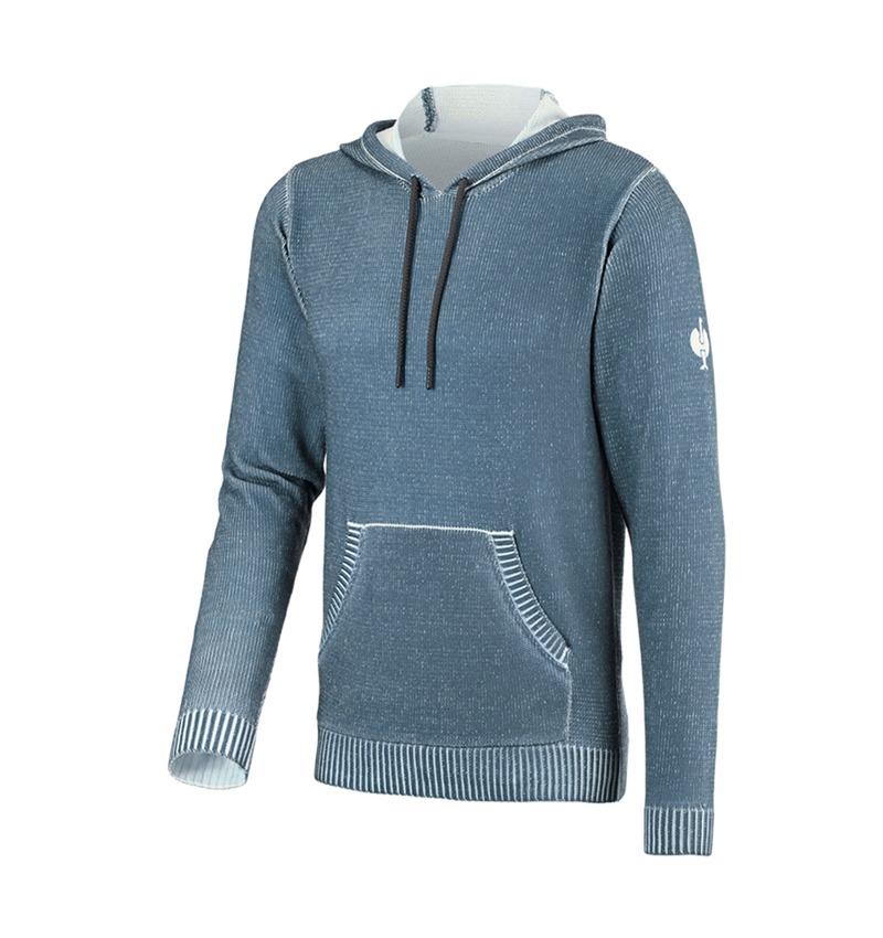Shirts, Pullover & more: Knitted hoody e.s.iconic + oxidblue 6
