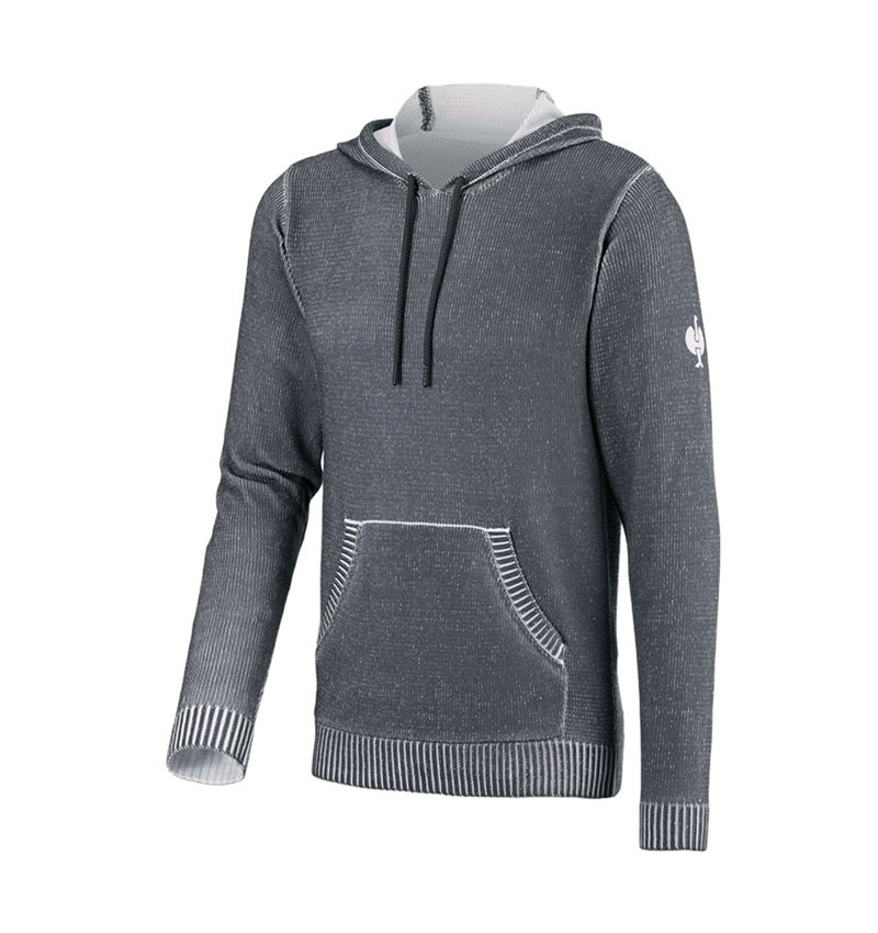 Shirts, Pullover & more: Knitted hoody e.s.iconic + carbongrey 5