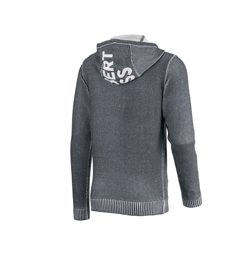 Shirts, Pullover & more: Knitted hoody e.s.iconic + carbongrey 6