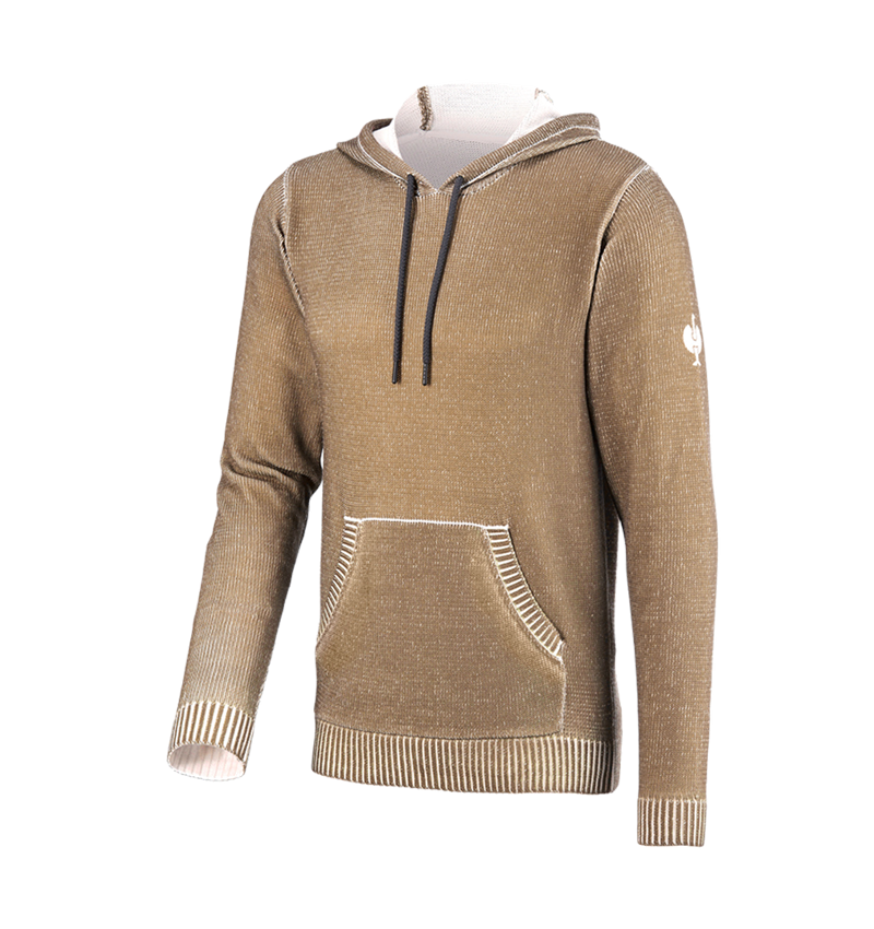 Shirts, Pullover & more: Knitted hoody e.s.iconic + almondbrown 5