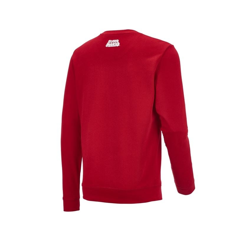 Collaborations: Super Mario Sweatshirt, men's + fiery red 4