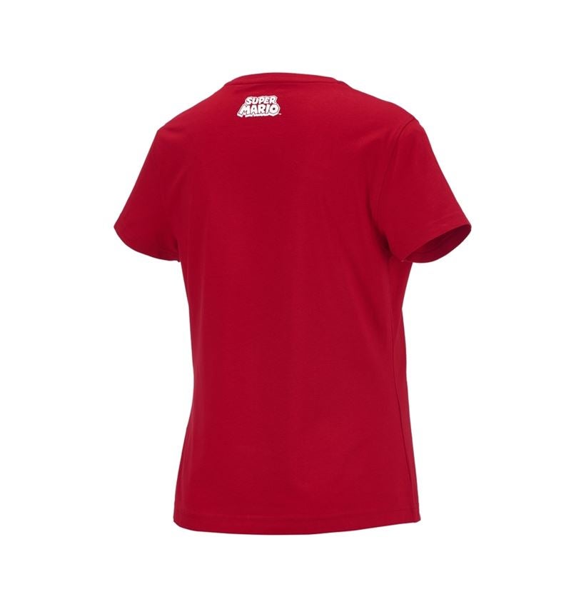 Hauts: Super Mario T-Shirt, femmes + rouge vif 2