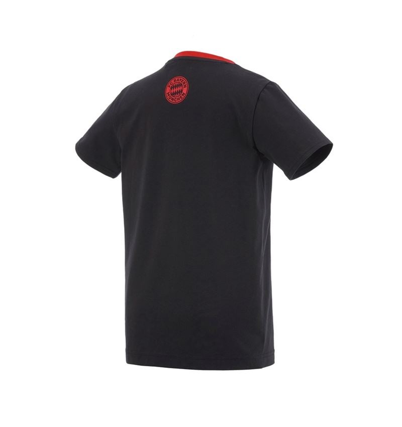Kollaborationen: FCB Premium Kids T-Shirt Cotton Stretch + black/straussred 4