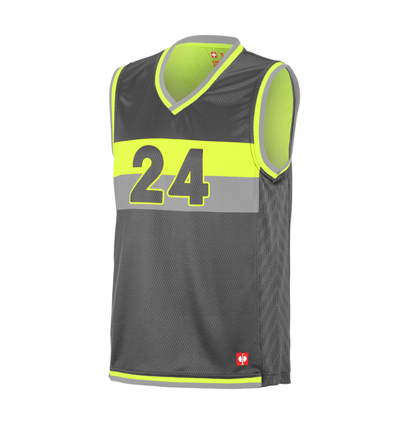 Shirts, Pullover & more: Functional tank-shirt e.s.ambition + anthracite/high-vis yellow 7