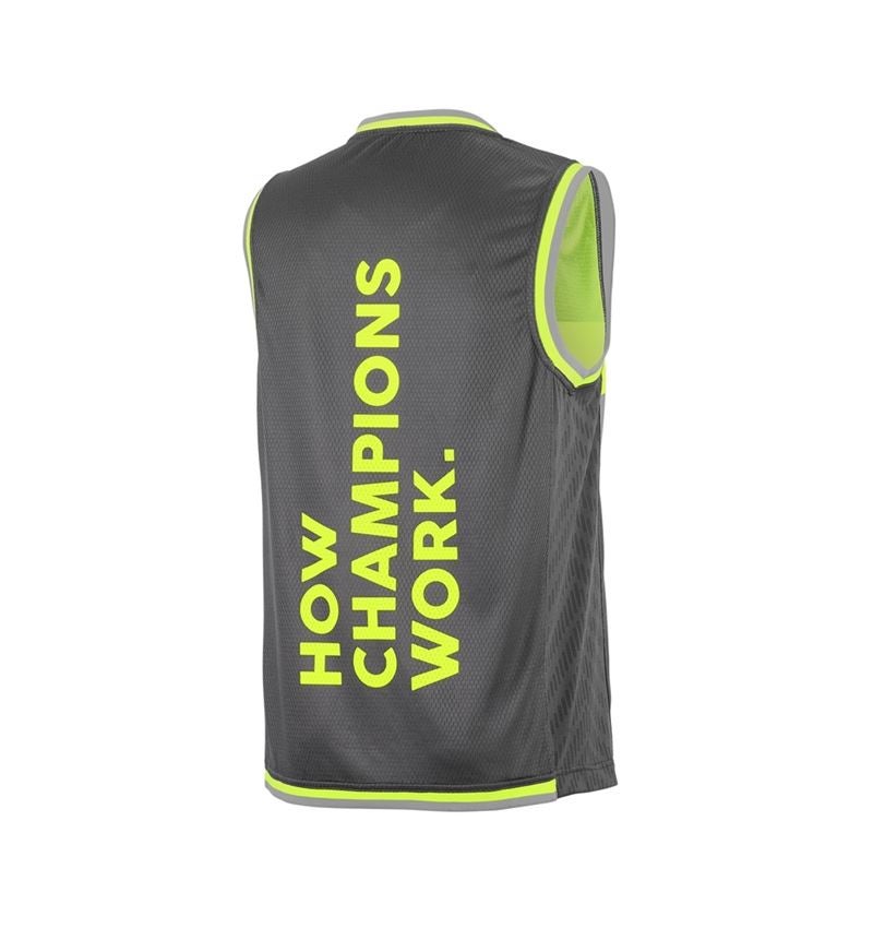 Shirts, Pullover & more: Functional tank-shirt e.s.ambition + anthracite/high-vis yellow 8