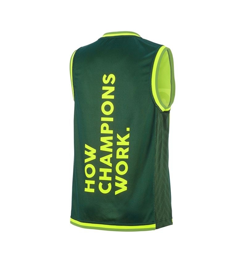 Clothing: Functional tank-shirt e.s.ambition + green/high-vis yellow 8