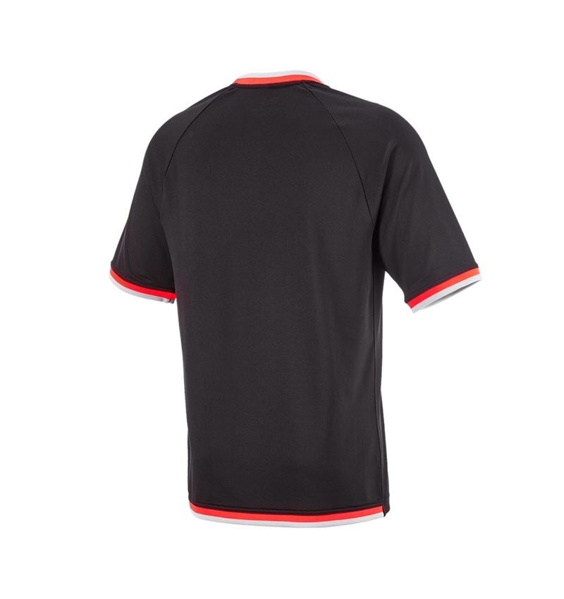 Thèmes: T-shirt fonctionnel e.s.ambition + noir/rouge fluo 7