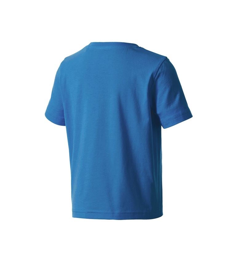 Hauts: e.s. T-shirt strauss works, enfants + bleu gentiane 1