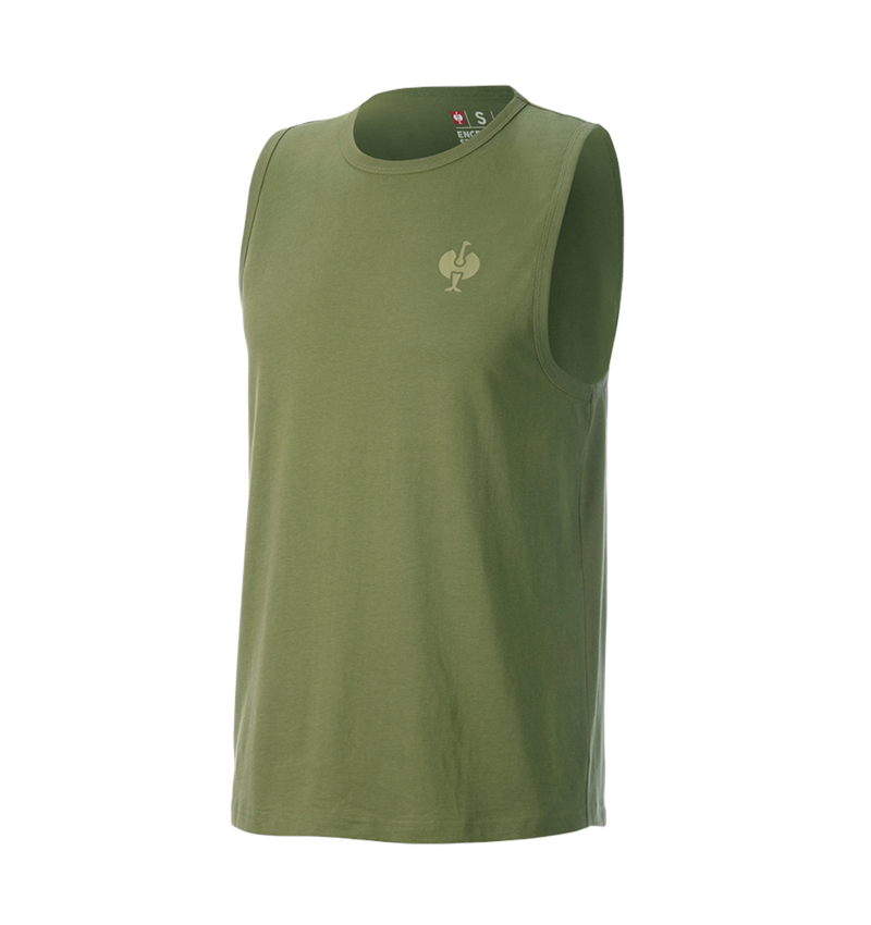 Bekleidung: Athletik-Shirt e.s.iconic + berggrün 3