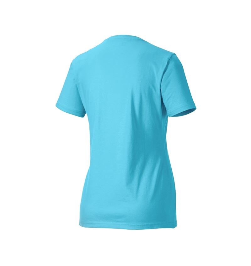 Bekleidung: e.s. T-Shirt strauss works, Damen + lapistürkis 5