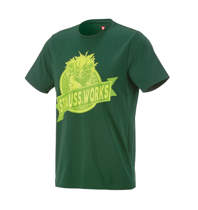 Shirts & Co.: e.s. T-Shirt strauss works + grün