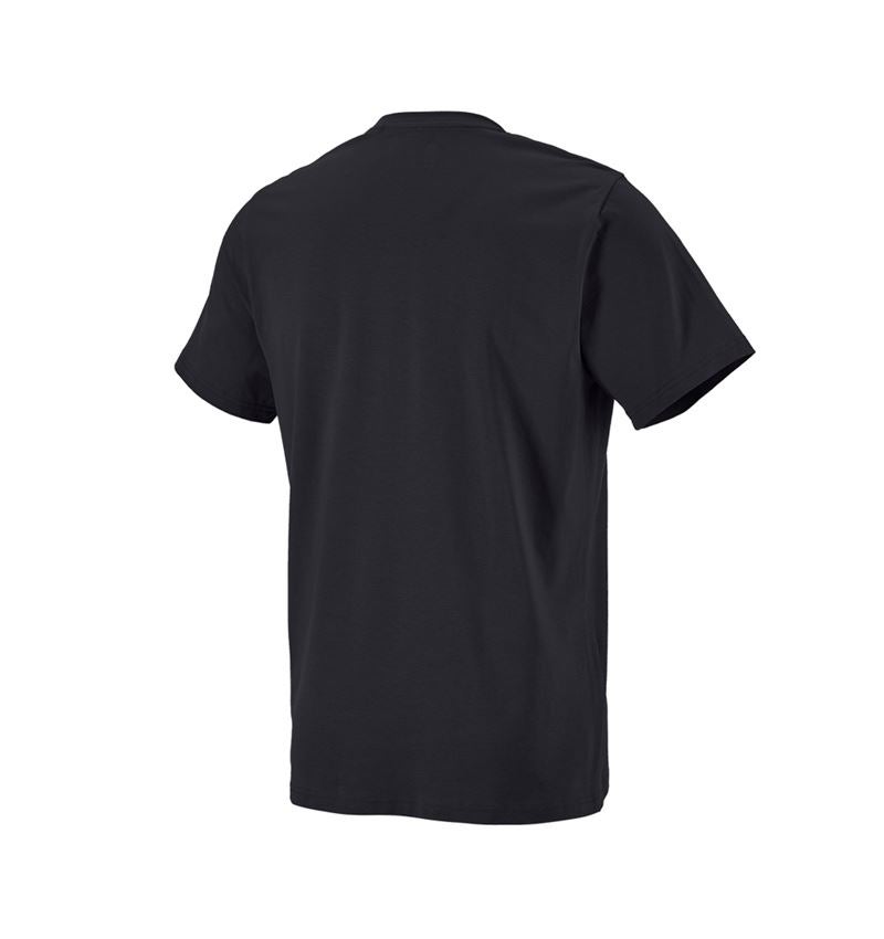 Vêtements: e.s. T-shirt strauss works + noir/jaune fluo 1