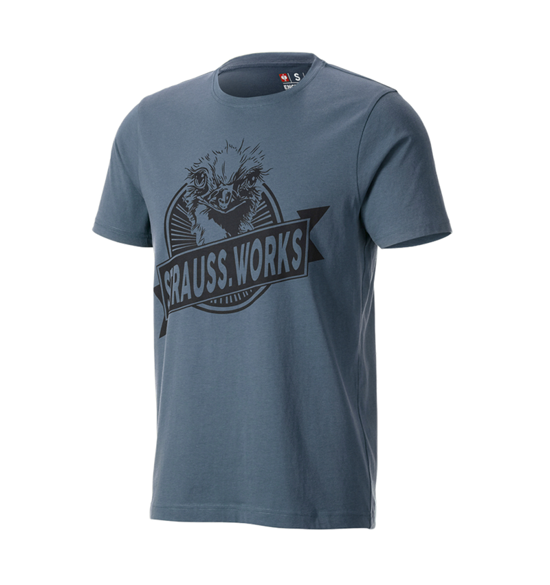 Shirts & Co.: T-Shirt e.s.iconic works + oxidblau 3