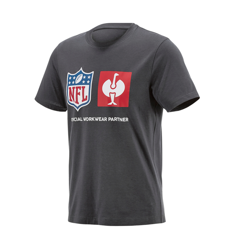 Bekleidung: NFL T-Shirt cotton + carbongrau 5