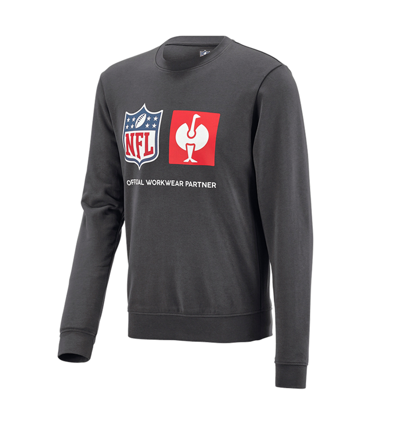 Bekleidung: NFL Sweatshirt cotton + carbongrau 4