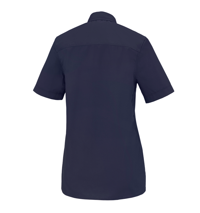 Shirts & Co.: e.s. Servicebluse kurzarm + dunkelblau 1