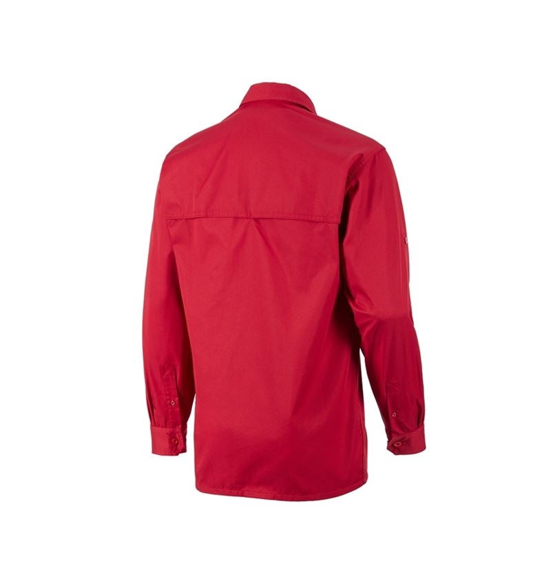 Topics: Work shirt e.s.classic, long sleeve + red 1