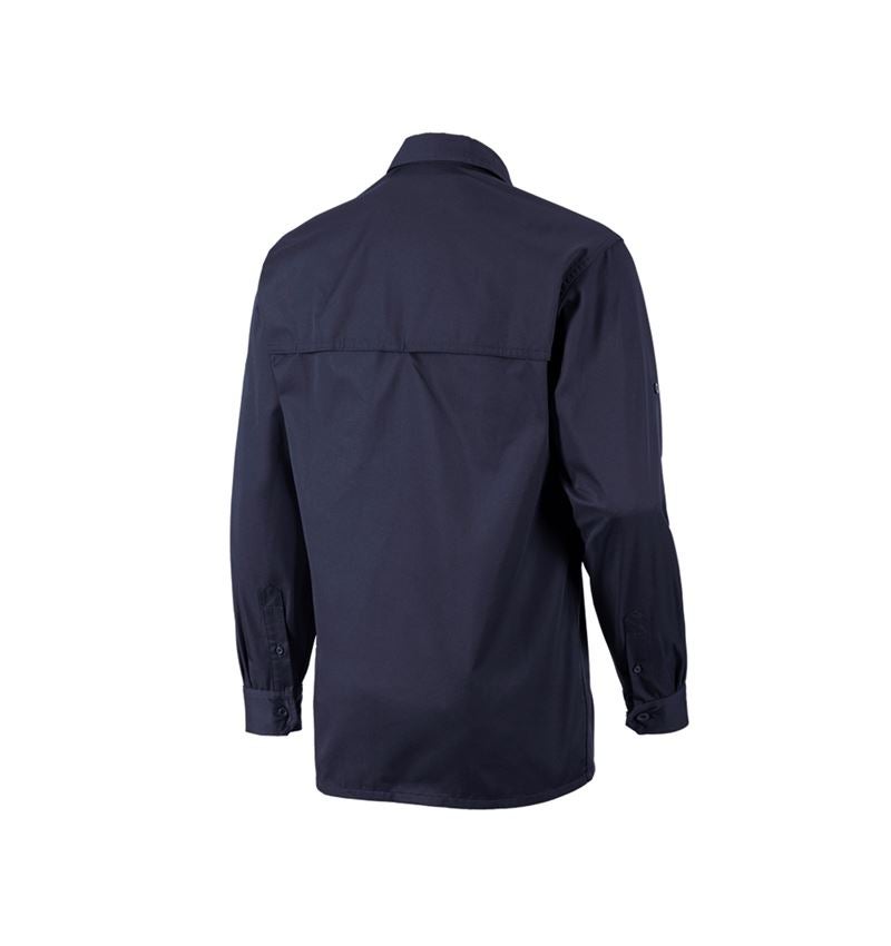 Shirts, Pullover & more: Work shirt e.s.classic, long sleeve + navy 7