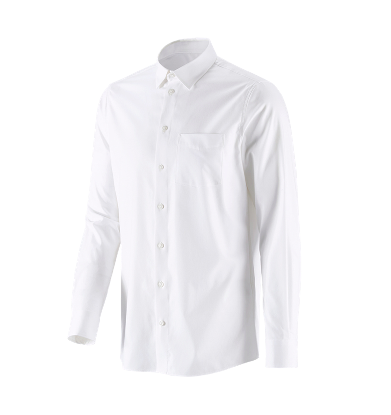 Themen: e.s. Business Hemd cotton stretch, regular fit + weiß 3