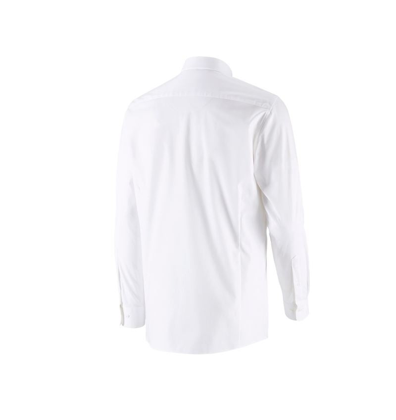 Shirts & Co.: e.s. Business Hemd cotton stretch, regular fit + weiß 4