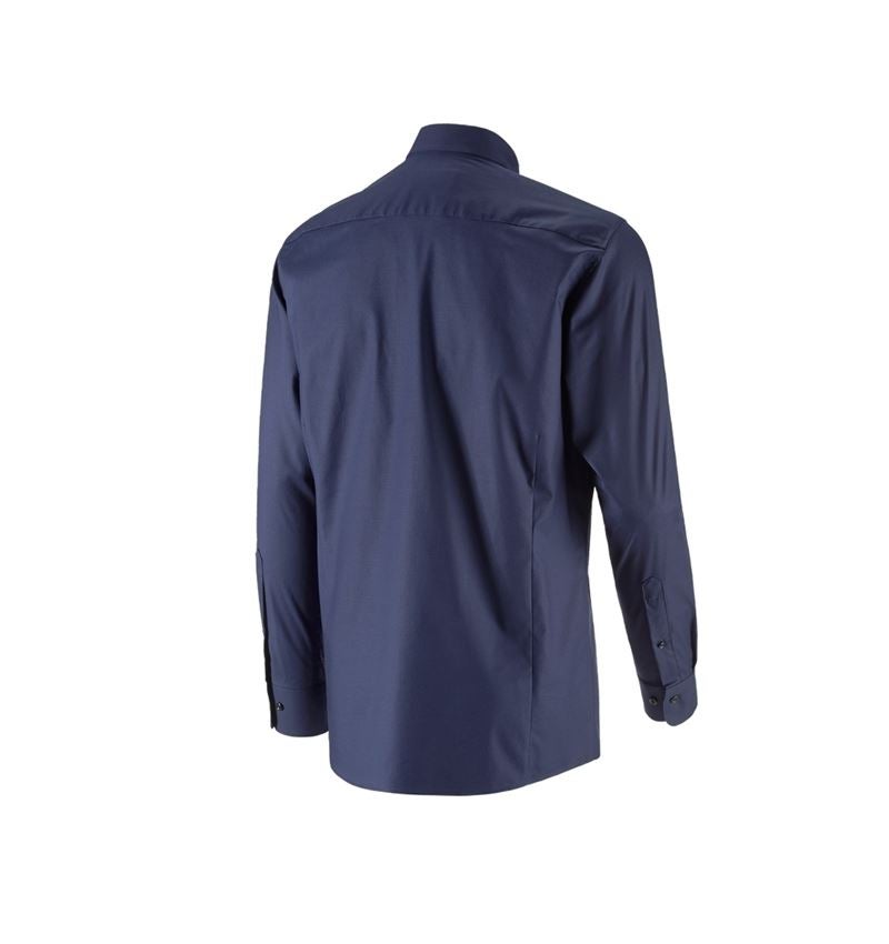 Themen: e.s. Business Hemd cotton stretch, regular fit + dunkelblau 4