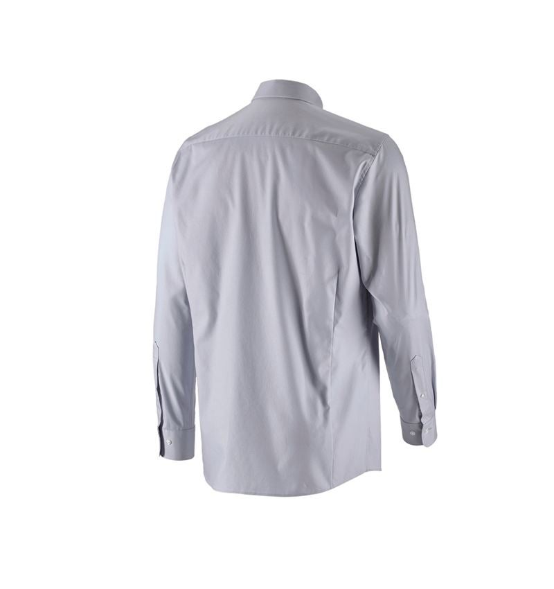 Shirts & Co.: e.s. Business Hemd cotton stretch, regular fit + nebelgrau 5