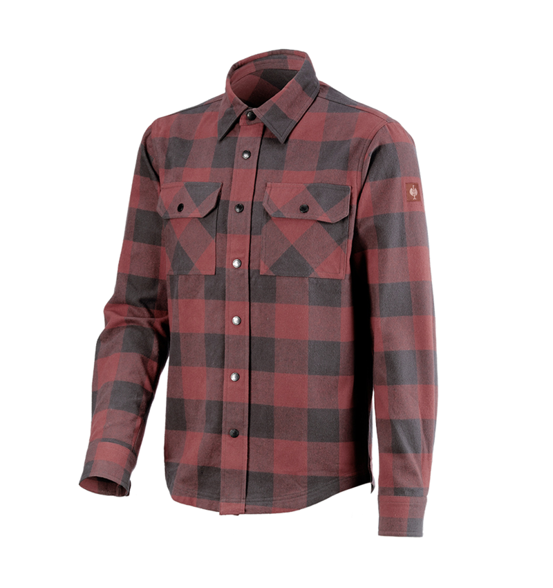 Shirts, Pullover & more: Check shirt e.s.iconic + oxidred/carbongrey 3