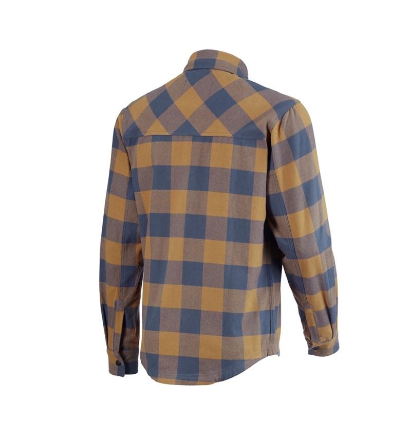 Shirts, Pullover & more: Check shirt e.s.iconic + almondbrown/oxidblue 5