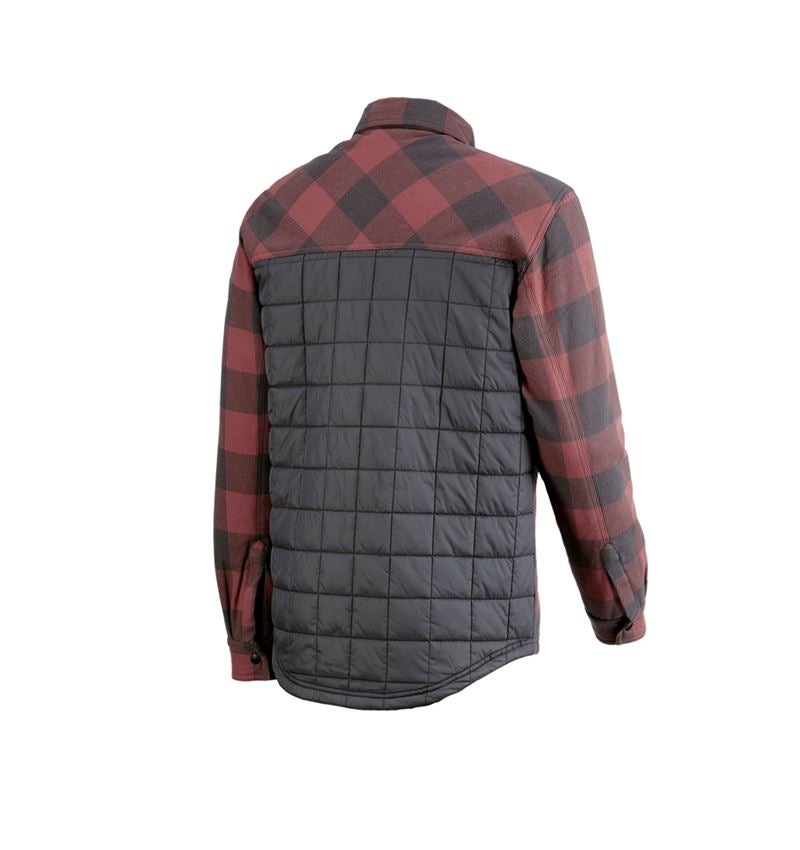 Shirts, Pullover & more: Allseason check shirt e.s.iconic + oxidred/carbongrey 7