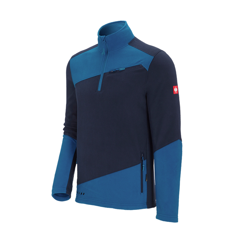 Cold: Fleece troyer e.s.motion 2020 + navy/atoll 1