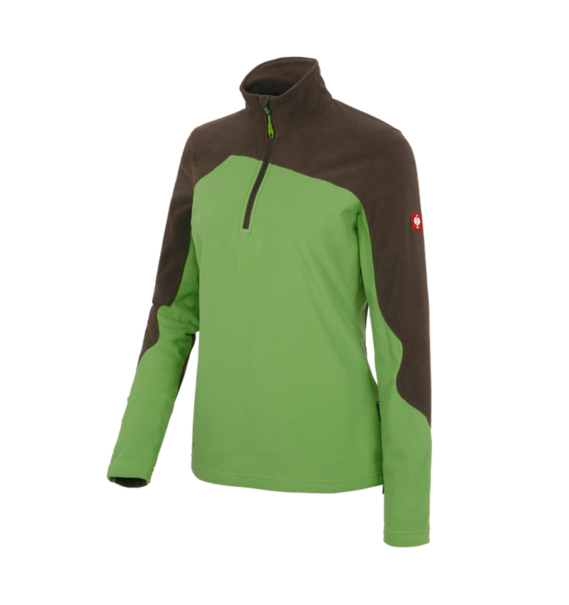 Shirts, Pullover & more: Fleece troyer e.s.motion 2020, ladies' + seagreen/chestnut 2