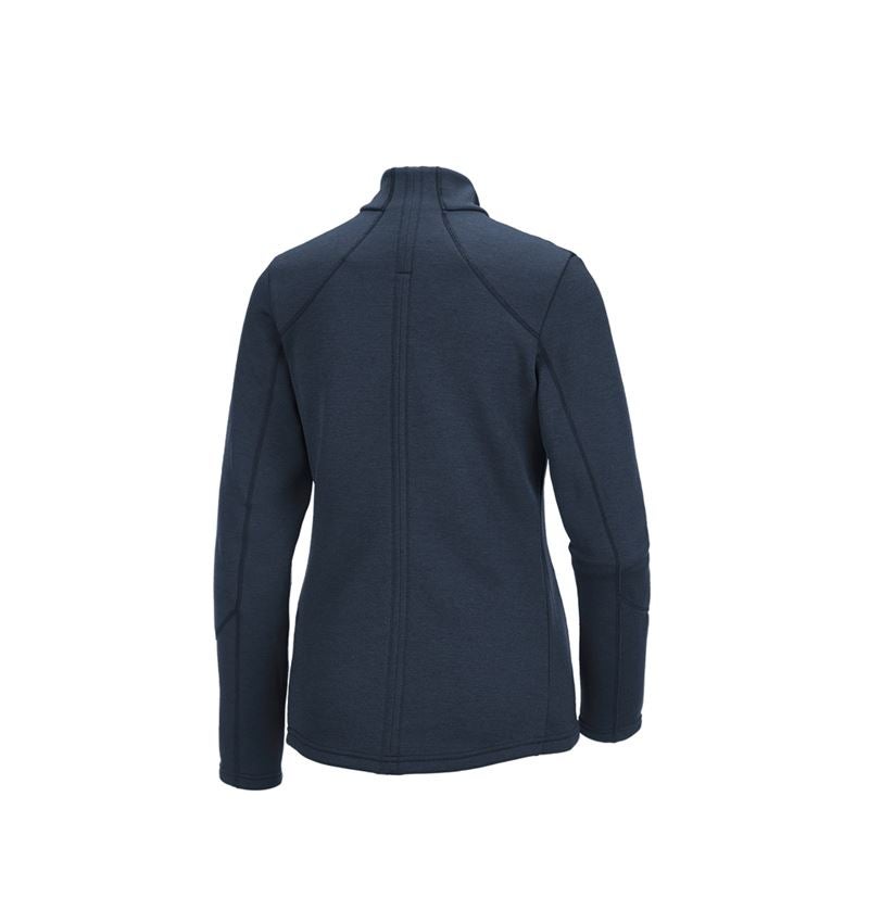 Work Jackets: e.s. Functional sweat jacket melange, ladies' + pacific melange 3