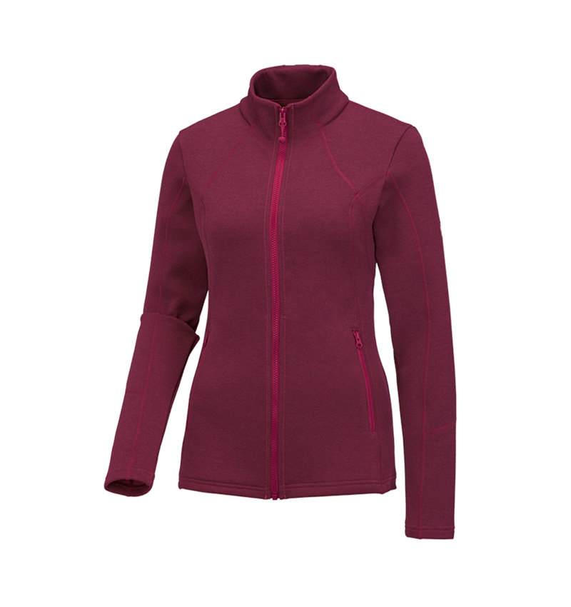 Topics: e.s. Functional sweat jacket melange, ladies' + berry melange 1