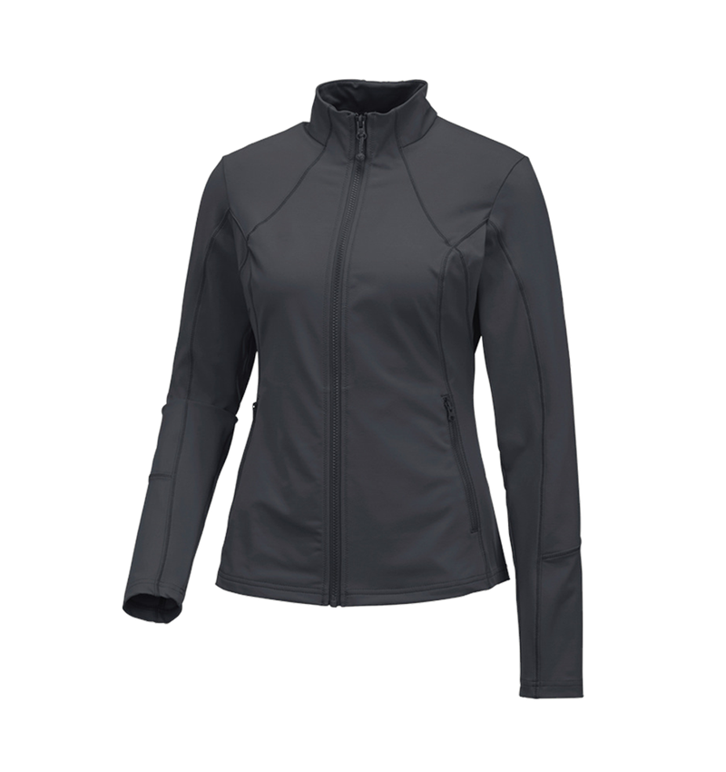 Shirts, Pullover & more: e.s. Functional sweat jacket solid, ladies' + anthracite 1