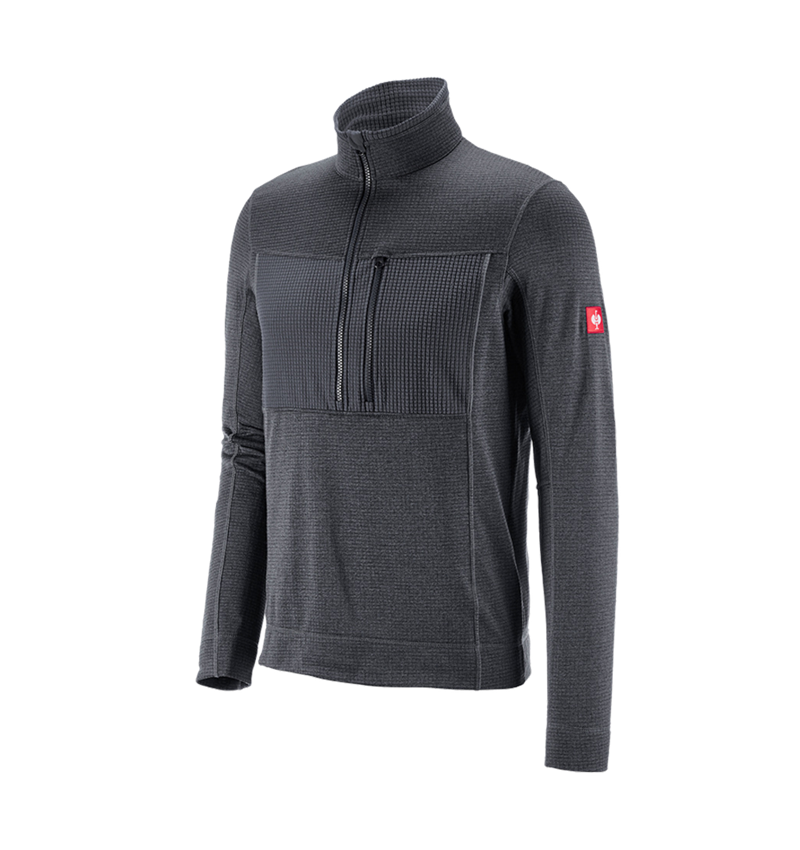 Shirts, Pullover & more: Troyer climacell e.s.dynashield + graphite melange 1