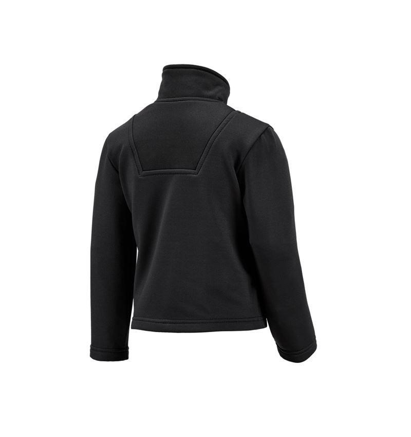 Shirts & Co.: Funkt.-Troyer thermo stretch e.s.concrete, Kinder + schwarz 3