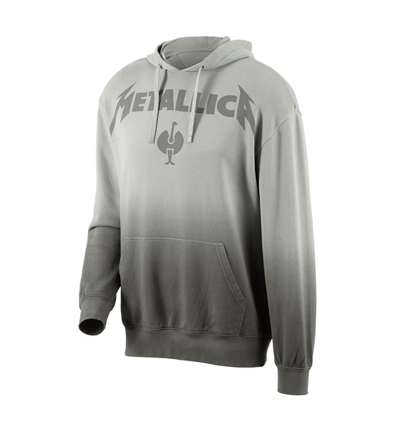 Collaborations: Metallica cotton hoodie, men + gris magnétique/granit 3