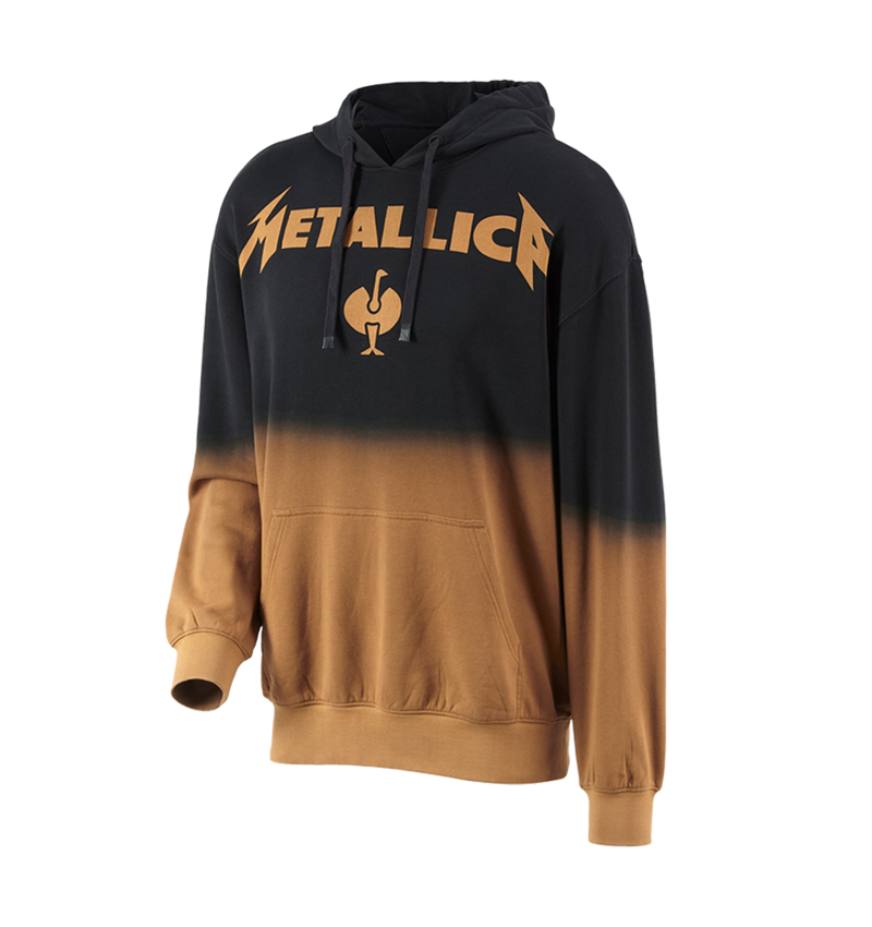 Shirts, Pullover & more: Metallica cotton hoodie, men + black/rust 3