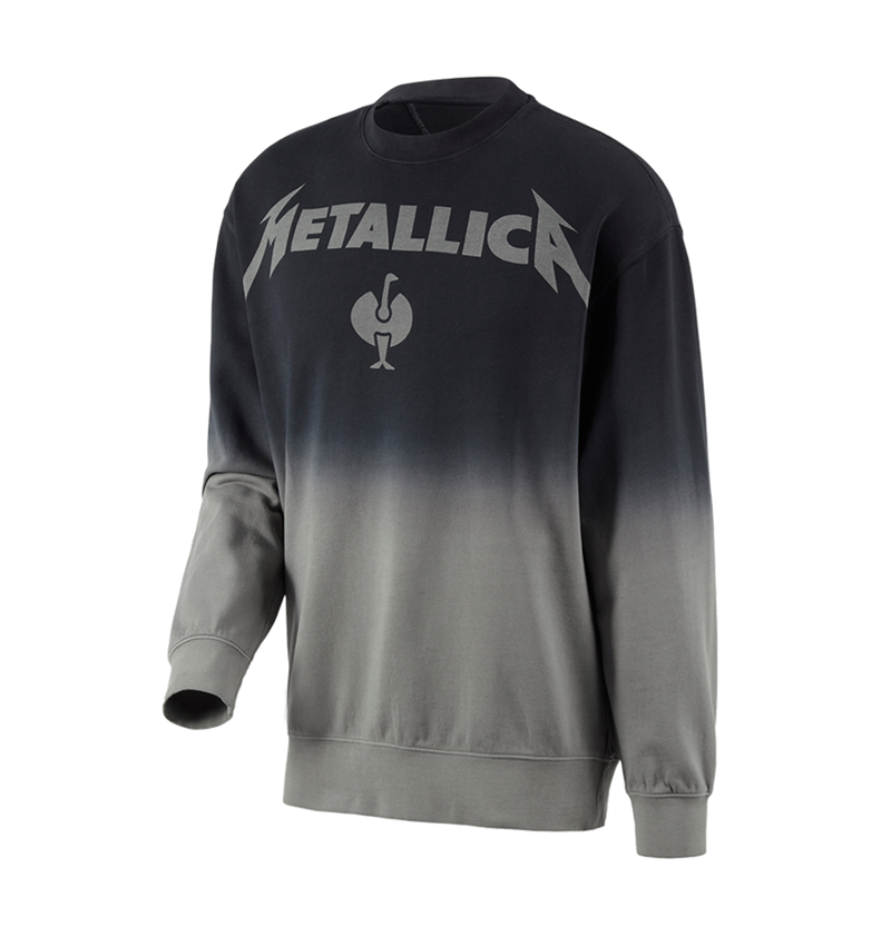 Collaborations: Metallica cotton sweatshirt + noir/granit 3