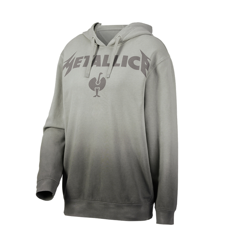 Shirts & Co.: Metallica cotton hoodie, ladies + magnetgrau/granit 3