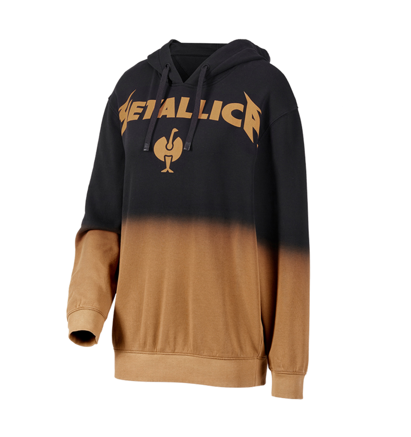 Shirts & Co.: Metallica cotton hoodie, ladies + schwarz/rost 3
