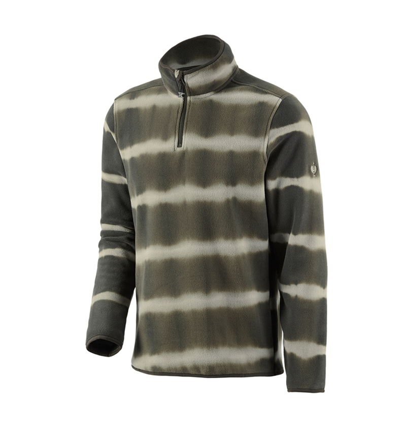 Shirts, Pullover & more: Fleece troyer tie-dye e.s.motion ten + disguisegreen/moorgreen 2
