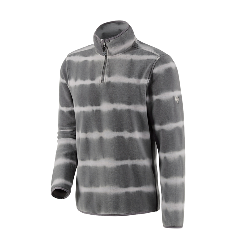 Shirts, Pullover & more: Fleece troyer tie-dye e.s.motion ten + granite/opalgrey 2