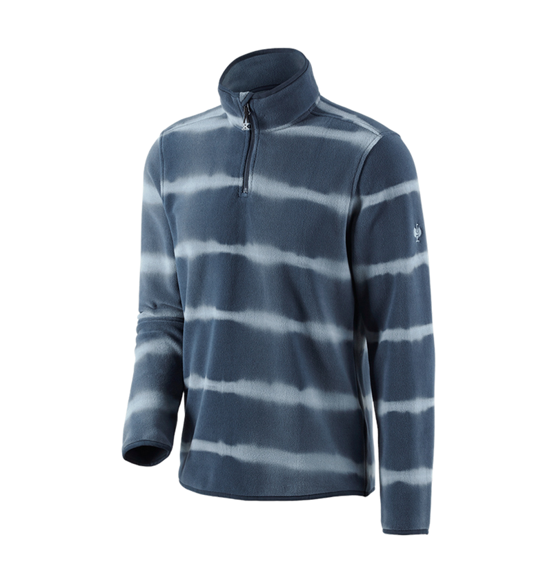 Shirts, Pullover & more: Fleece troyer tie-dye e.s.motion ten + slateblue/smokeblue 3