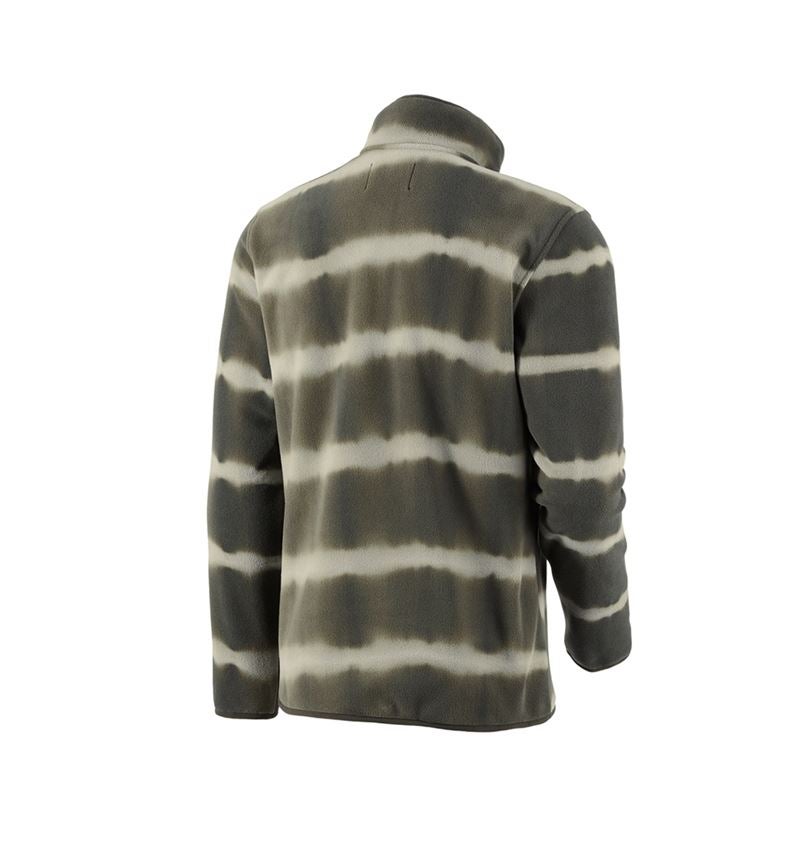 Shirts, Pullover & more: Fleece troyer tie-dye e.s.motion ten + disguisegreen/moorgreen 3