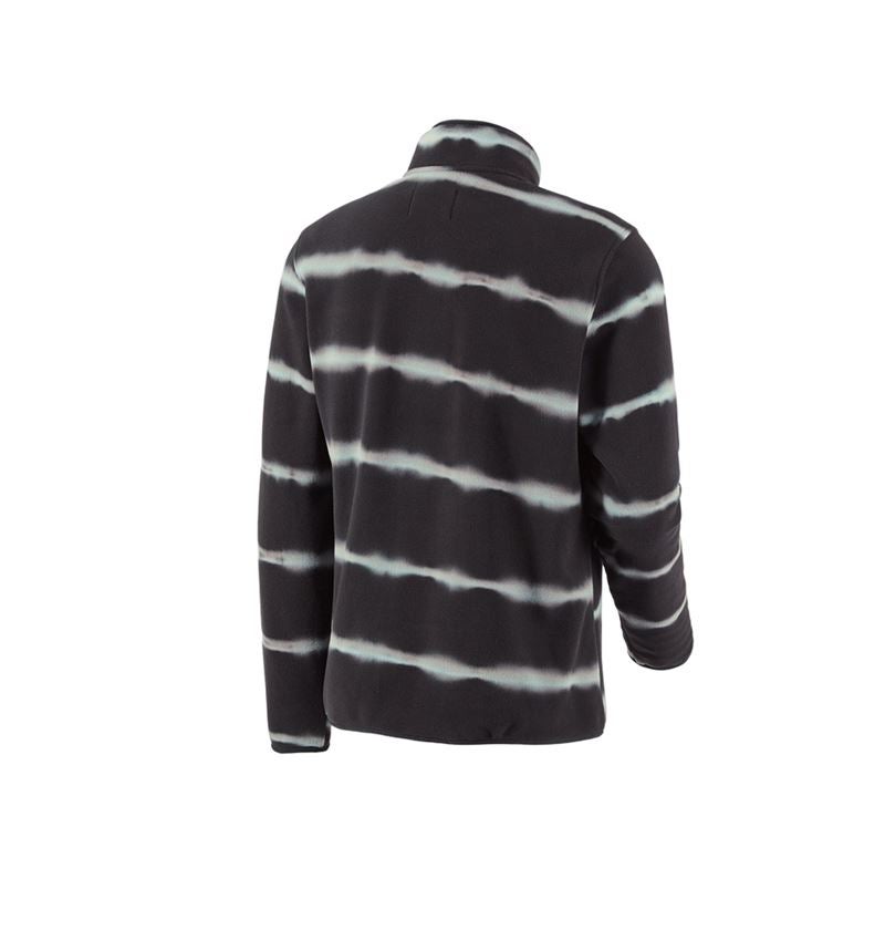 Shirts, Pullover & more: Fleece troyer tie-dye e.s.motion ten + oxidblack/magneticgrey 3